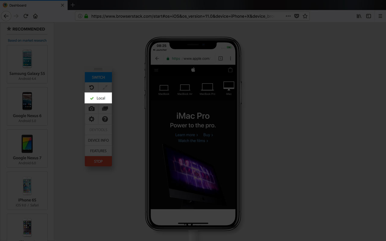 Local Testing