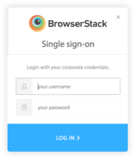 SSO Identity providers we support: SAML, LDAP, Active Directory, Azure