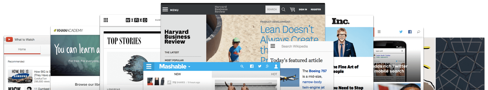 View websites in different browsers